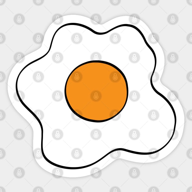Sunny Side Up Egg Sticker by azziella
